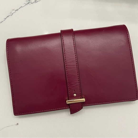 Cole Haan Handbags - COLE HAAN Clutch Wallet with extra Change Pouch Cabernet